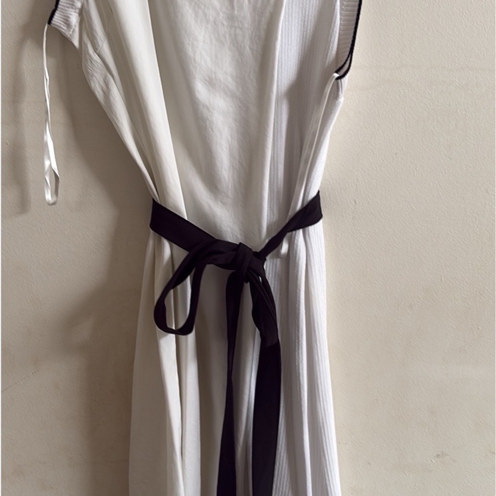 Rag & Bone Clementine -Trim shift dress, white, size XS - Picture 5 of 6